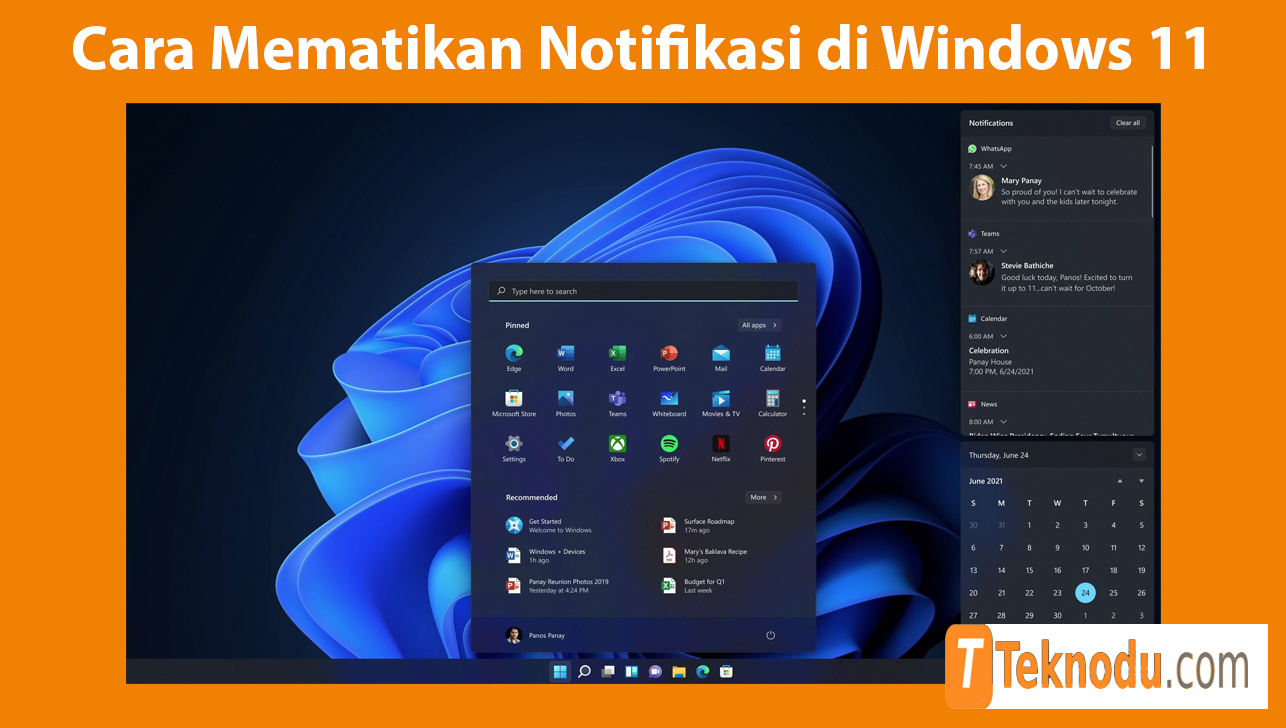 Cara Mematikan Notifikasi di Windows 11
